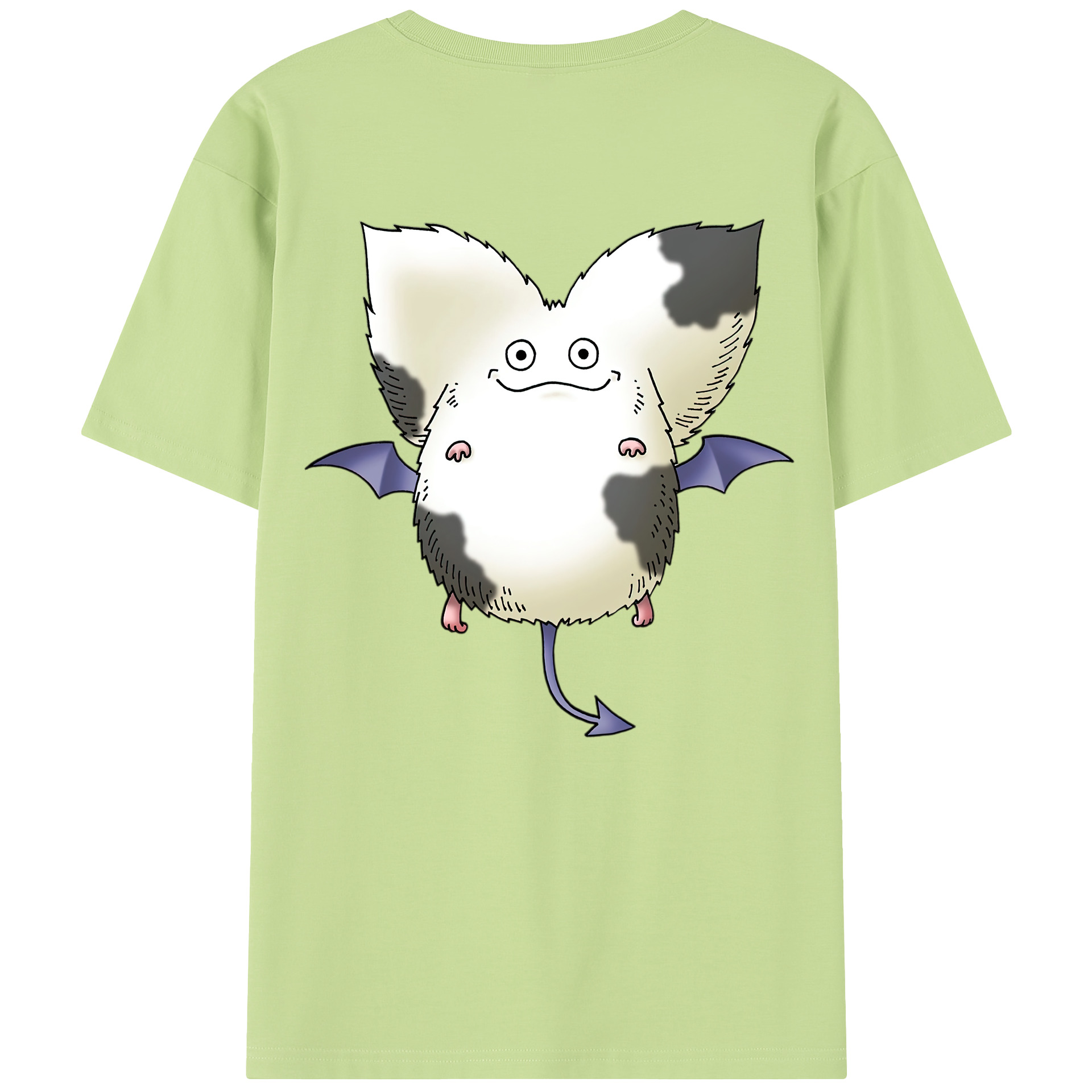 （画像用） ドラゴンクエスト Doragon Kuesuto Dragon Quest 綿100％半袖Tシャツ（背面プリント）